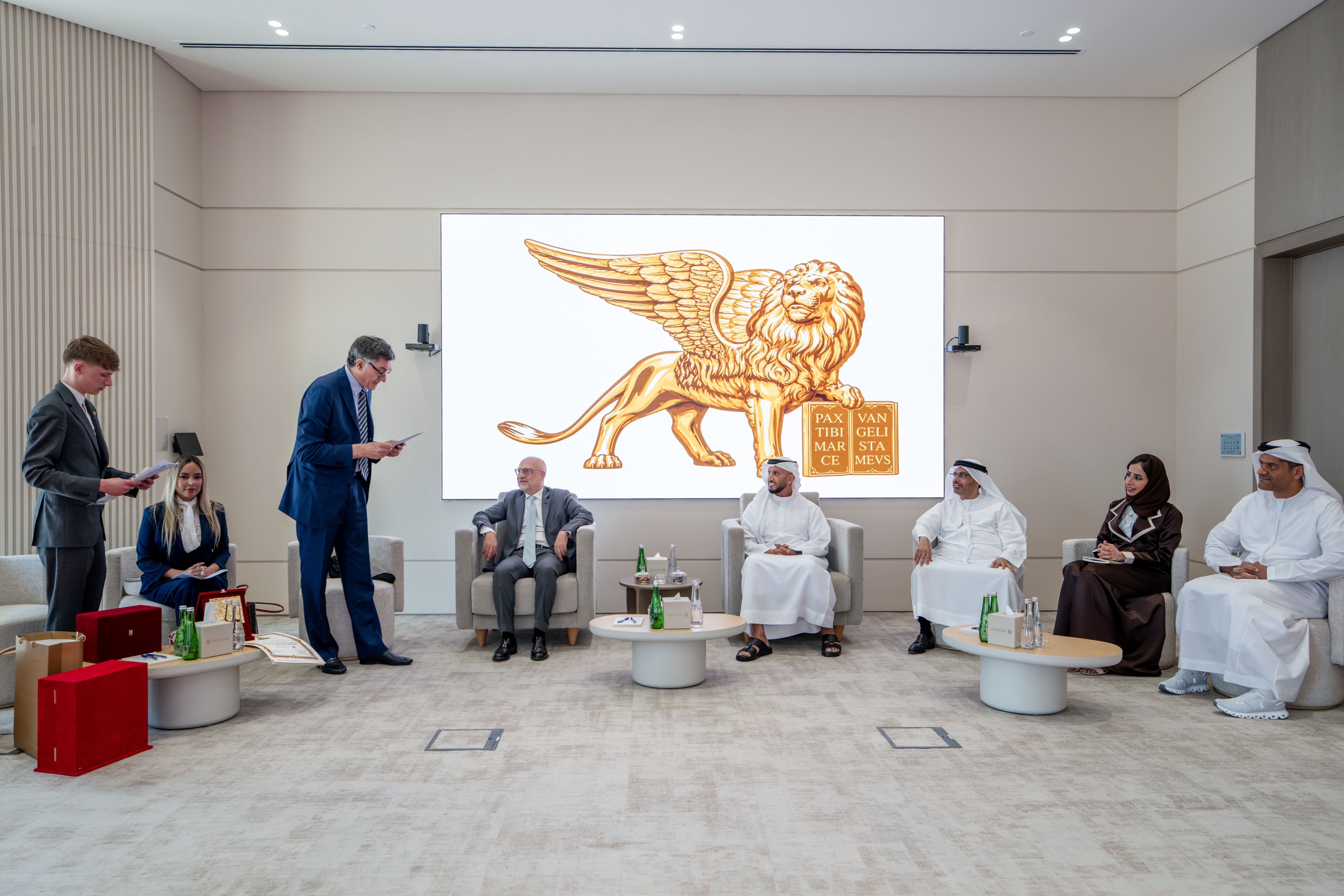 Abdulla Al Hamed awarded three honours from Venice’s international Golden Lion Award
